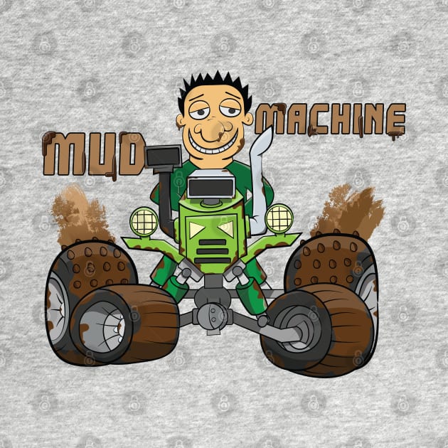 Green Mud Machine 4x4 Offroad Truck Tractor by Dad n Son Designs